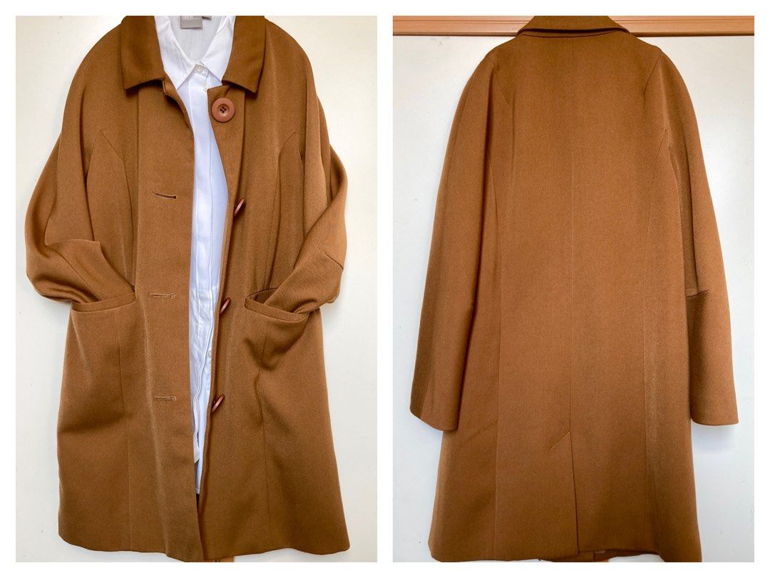 Monki Brown Coat Winter Jacket COS style Carousell