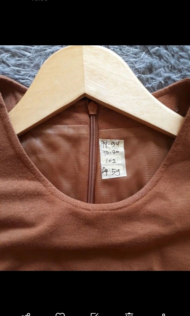 Mustard Korean MIDI dress, Fesyen Wanita, Pakaian Wanita, Gaun & Rok di