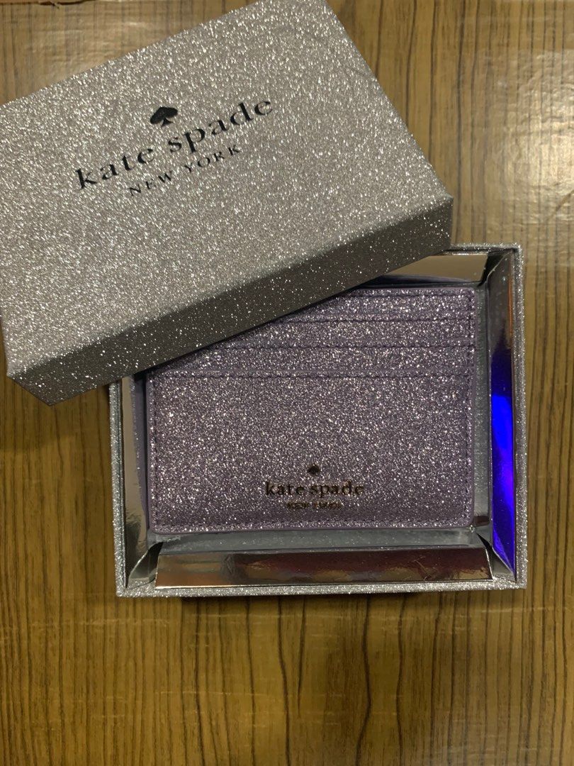 Kate spade sales sparkle card holder
