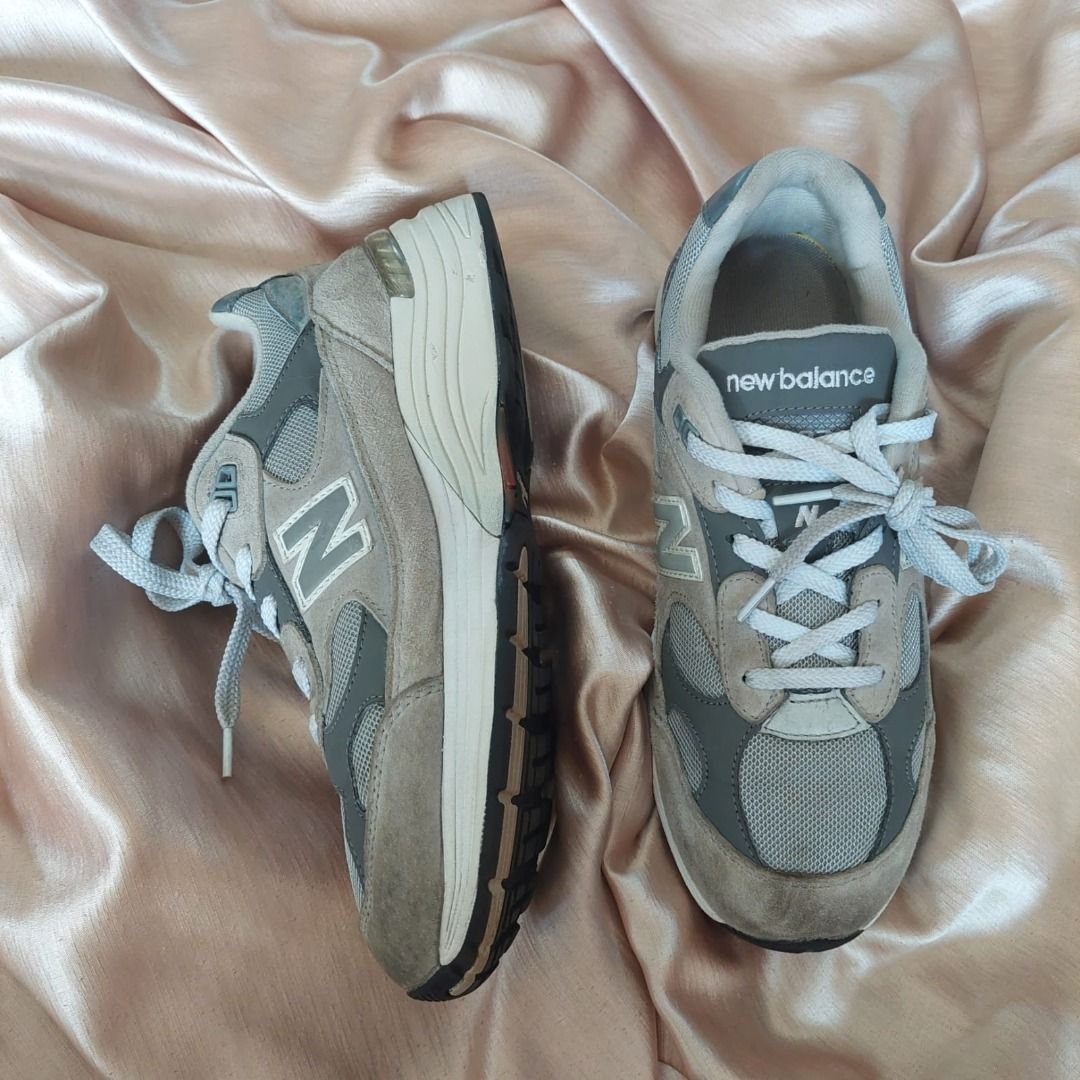 New Balance 992 Gray NB 992 GR EU 40.5 Fesyen Pria Sepatu