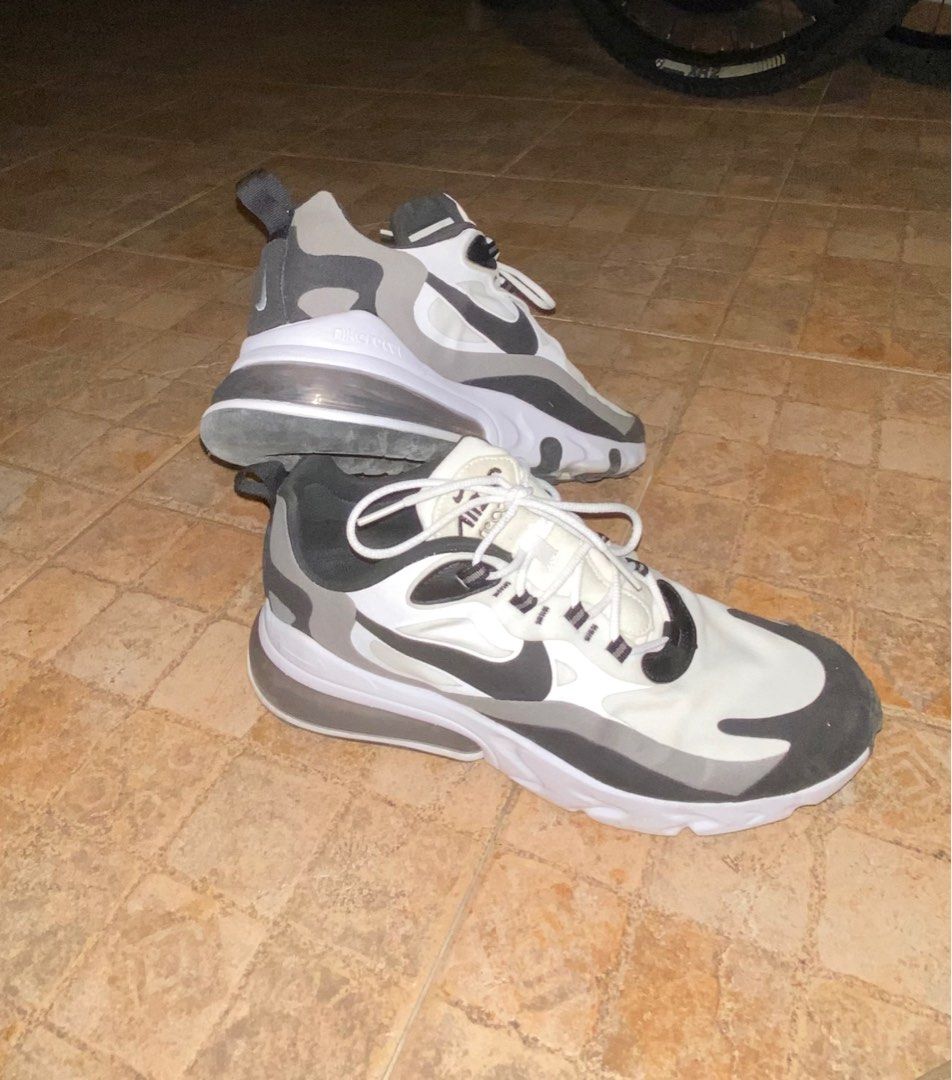 NIKE Air max 270 react White Grey Men s Fashion Footwear