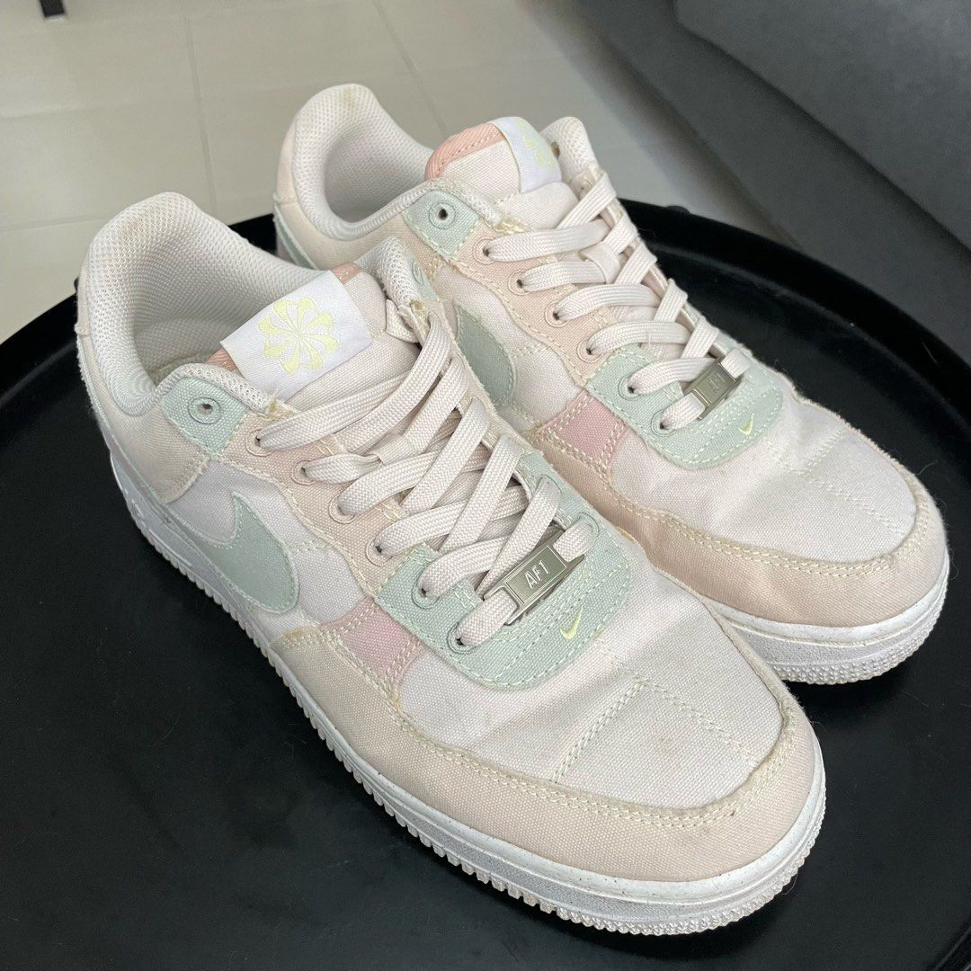 NIKE AIRFORCE 1 NEXT NATURE PHANTOM SEAFOAM WOMAN SIZE UK 7