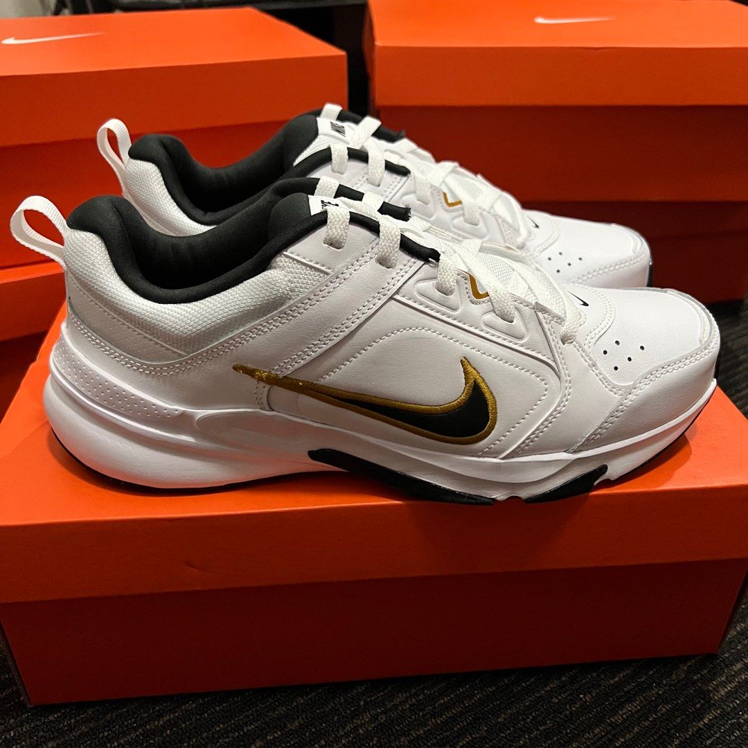Nike Defy All Day (White/Black/Gold) Men #39 s Fashion Footwear Sneakers