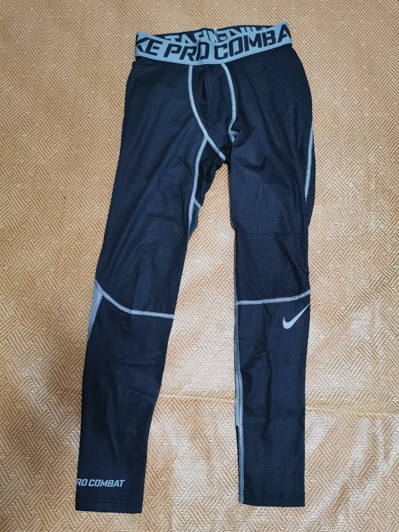 Nike Pro Combat Hypercool 3.0 Compression Tights Mens 636157-010, Men's Fashion, on Carousell