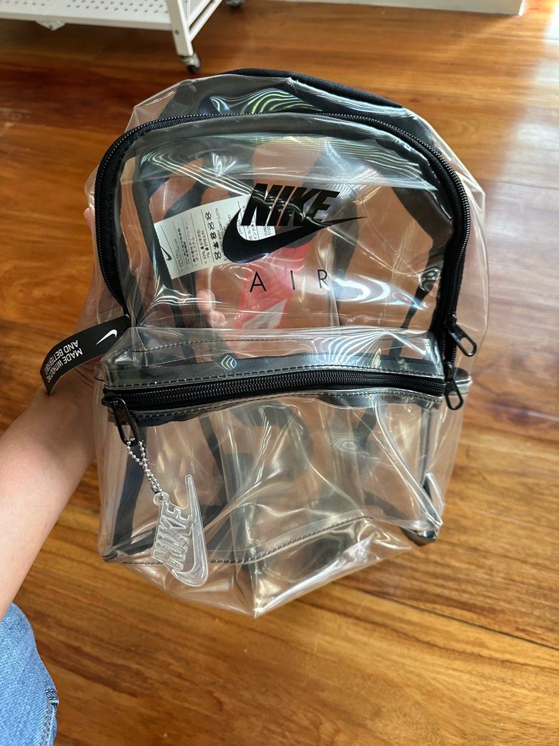 Nike transparent bag online