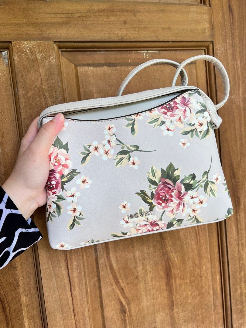 Nine west online floral purse