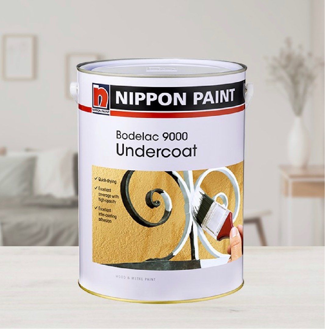 Nippon White Bodelac 9000 Undercoat, Furniture & Home Living, Home Decor, Other Home Decor on