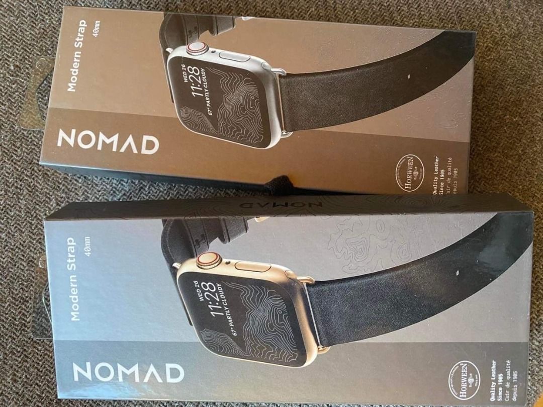 Nomad modern leather straps 38/40/41 (Category: Wearables & Smart Watches) located in Bato. Submitted by marielglr (Listing ID 1211372849, Image 1). Description: Each po ito per price. New and unused ( RFS- dont need it anymore ) No box Available are Silver or Rose Pink/Gold lugs. .