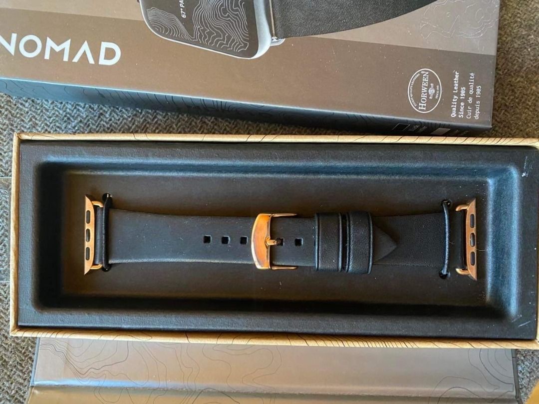 Nomad modern leather straps 38/40/41 (Category: Wearables & Smart Watches) located in Bato. Submitted by marielglr (Listing ID 1211372849, Image 2). Description: Each po ito per price. New and unused ( RFS- dont need it anymore ) No box Available are Silver or Rose Pink/Gold lugs. .