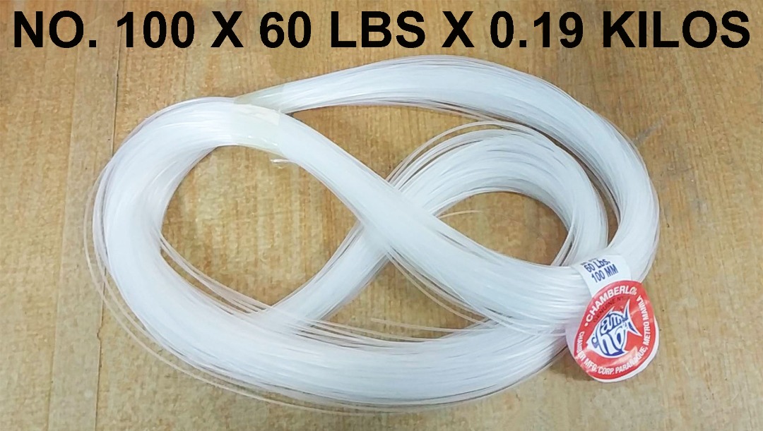 NYLON STRING NO. 100 X 60 LBS X 0.19 KILOS PER ROLL MONOLINE TANSI PISI