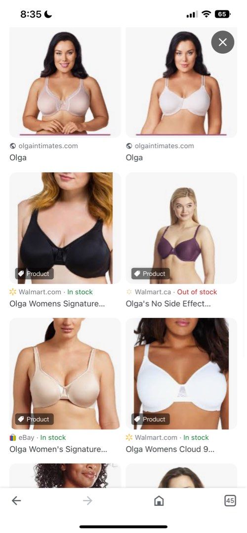 Olga bra 38DD/38E/40D, Women's Fashion, New Undergarments & Loungewear on  Carousell