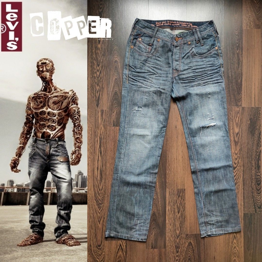 ORIGINAL LEVI'S® STRAUSS COPPER EDITION | Denim Collection (Category: Jeans) located in Cebu City. Submitted by denimholic (Listing ID 1211212119, Image 3). Description: ✴️ Authentic Preloved Levi's Cooper Collection ‼️INTEREST CHECK‼️ 🔸CLASSIC Distressed : W29-30in / P2.8k 🔸CLASSIC Dark Blue : W31-32 / P3k 🔸RARE Flap Pocket : W32-33 / P3.5k **pm for more pics / details. thanks.