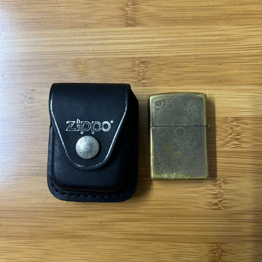 Original Zippo brass engrave, Men's Fashion, Watches & Accessories