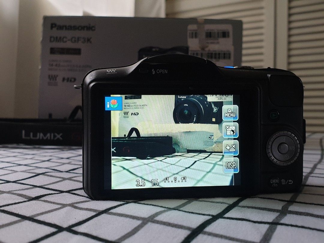 Panasonic Lumix DMCGF3K SLR Mirrorless Camera, Photography, Cameras on