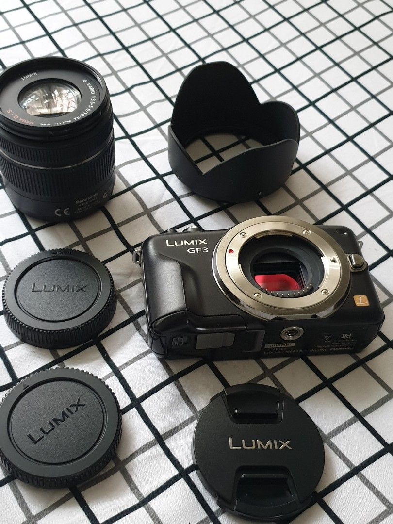 Panasonic Lumix DMCGF3K SLR Mirrorless Camera, Photography, Cameras on