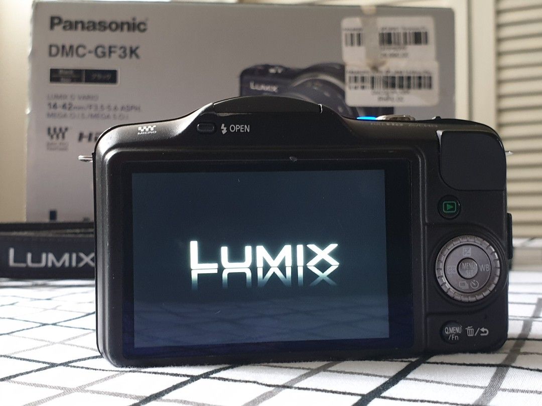 Panasonic Lumix DMCGF3K SLR Mirrorless Camera, Photography, Cameras on