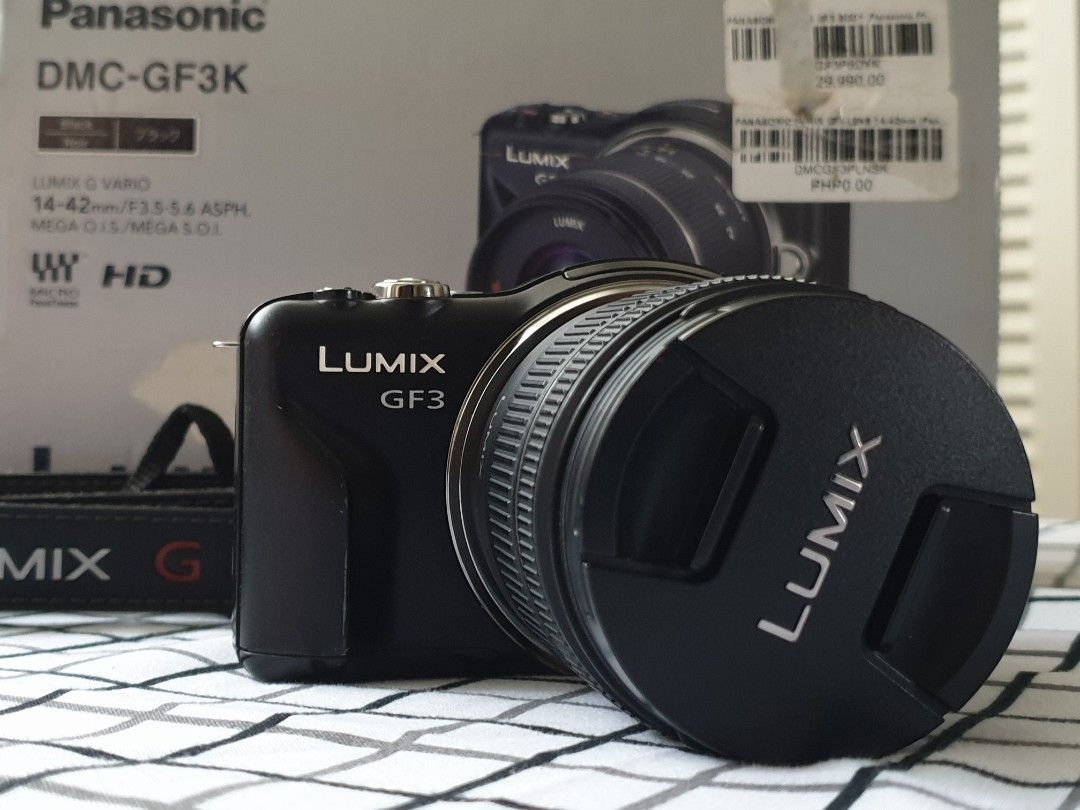 Panasonic Lumix DMCGF3K SLR Mirrorless Camera, Photography, Cameras on