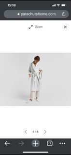 Parachute Classic Turkish Cotton Robe, M in Mineral