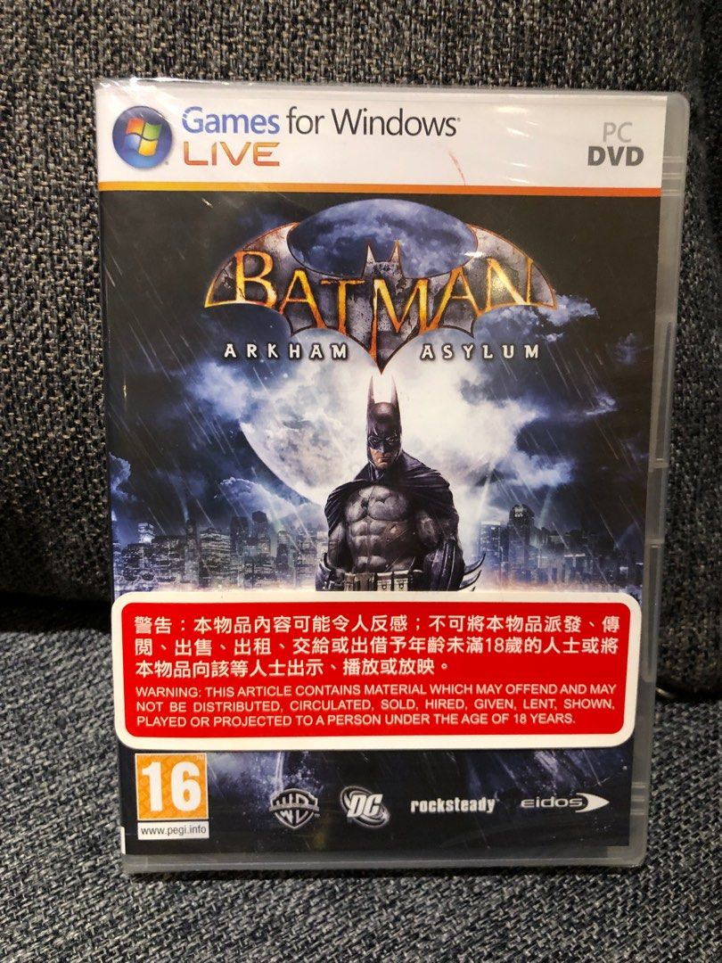 PC Batman Arkham Asylum for Windows, Video Gaming, Video Games, Others on  Carousell