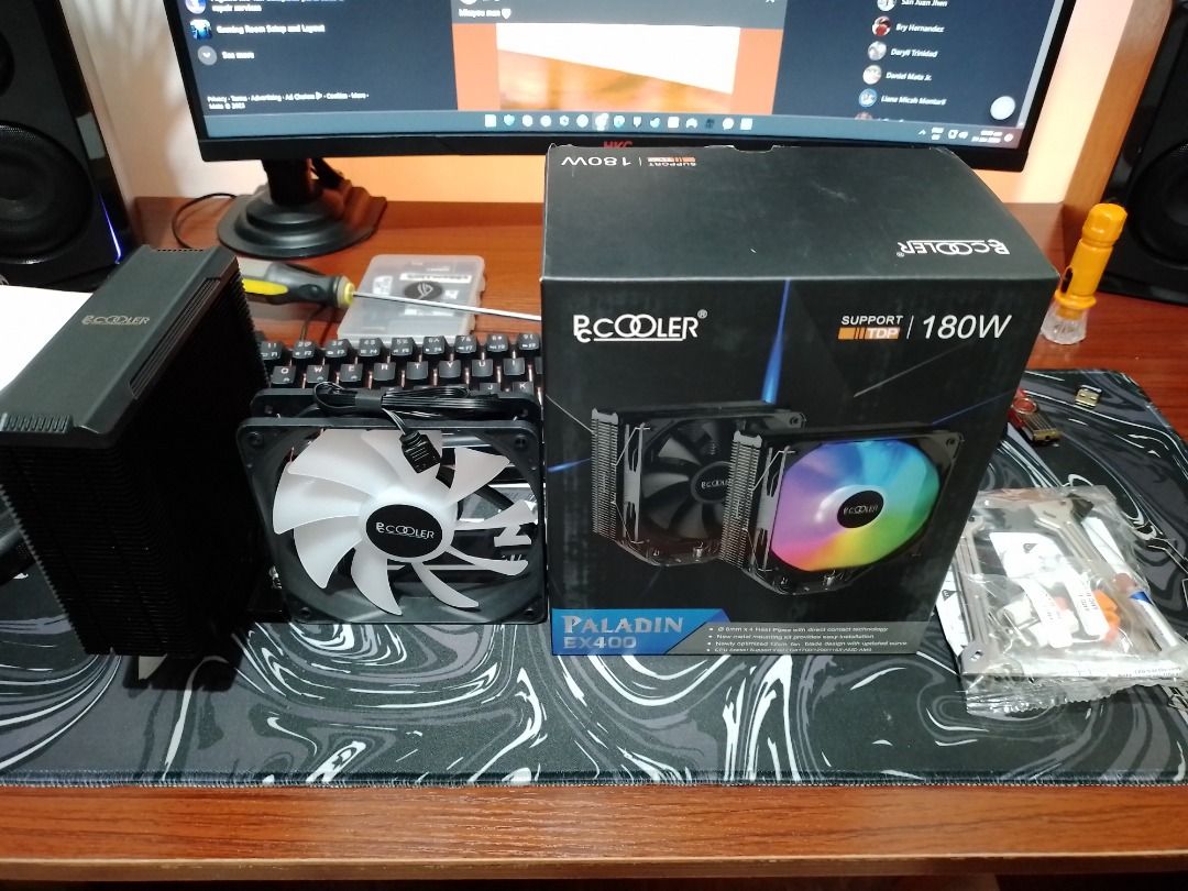 PcCooler Ex400 Paladin ArgB Cpu Cooler (Used), Computers & Tech, Parts ...