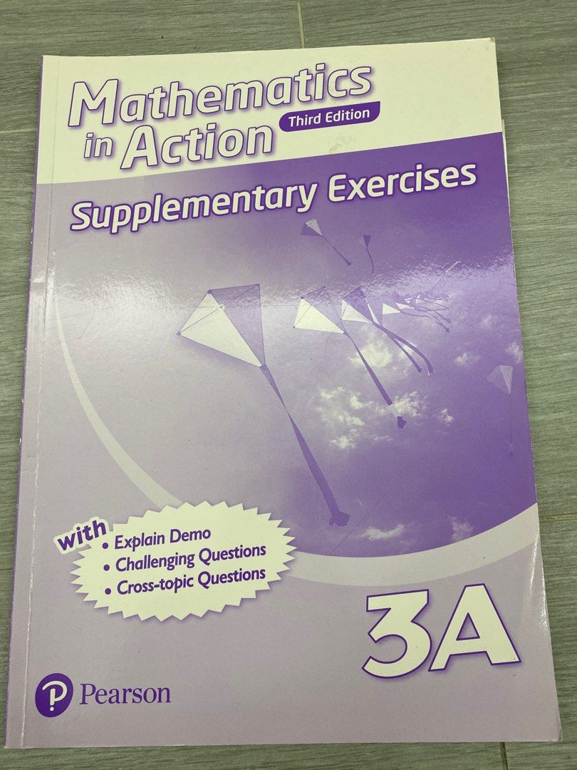 Pearson Mathematics in Action 3A, 興趣及遊戲, 書本 & 文具, 教科書 - Carousell