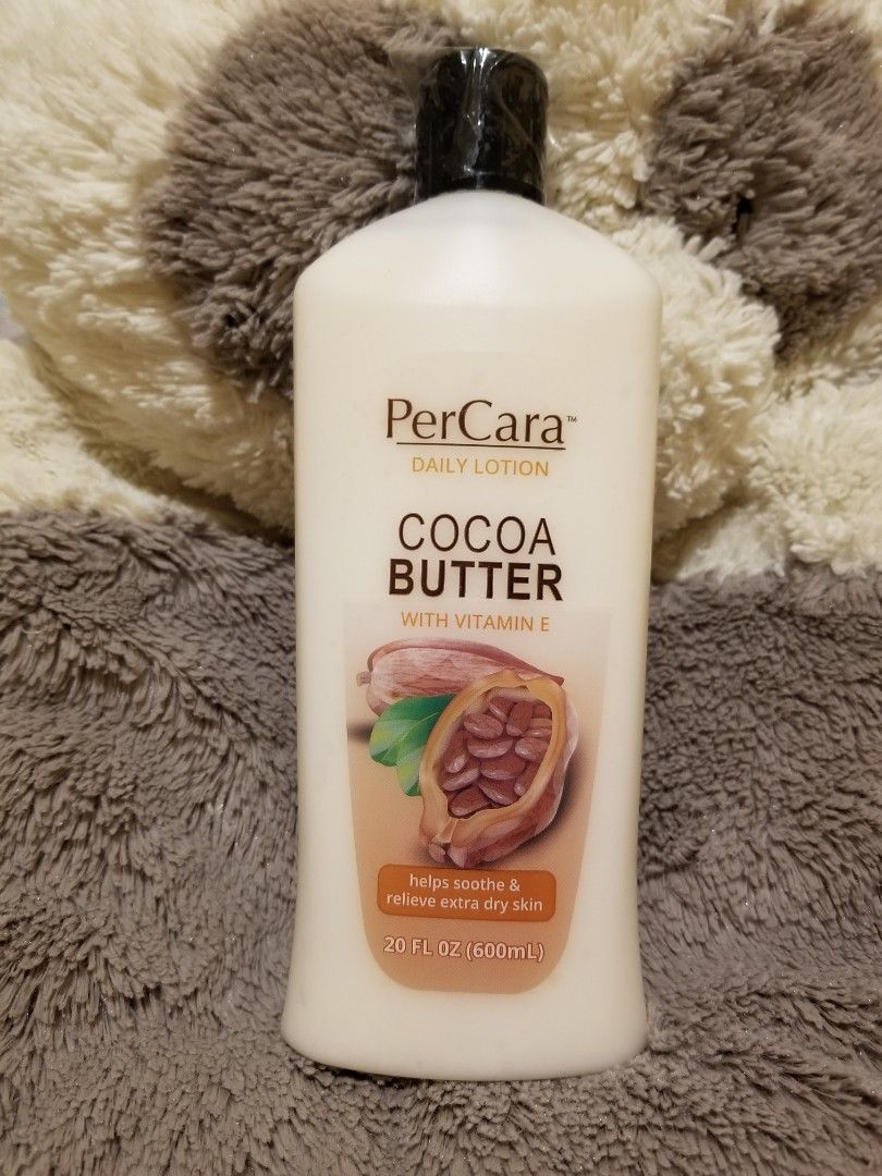 PerCara Daily Lotion COCOA BUTTER / WITH VITAMIN E, Beauty & Personal