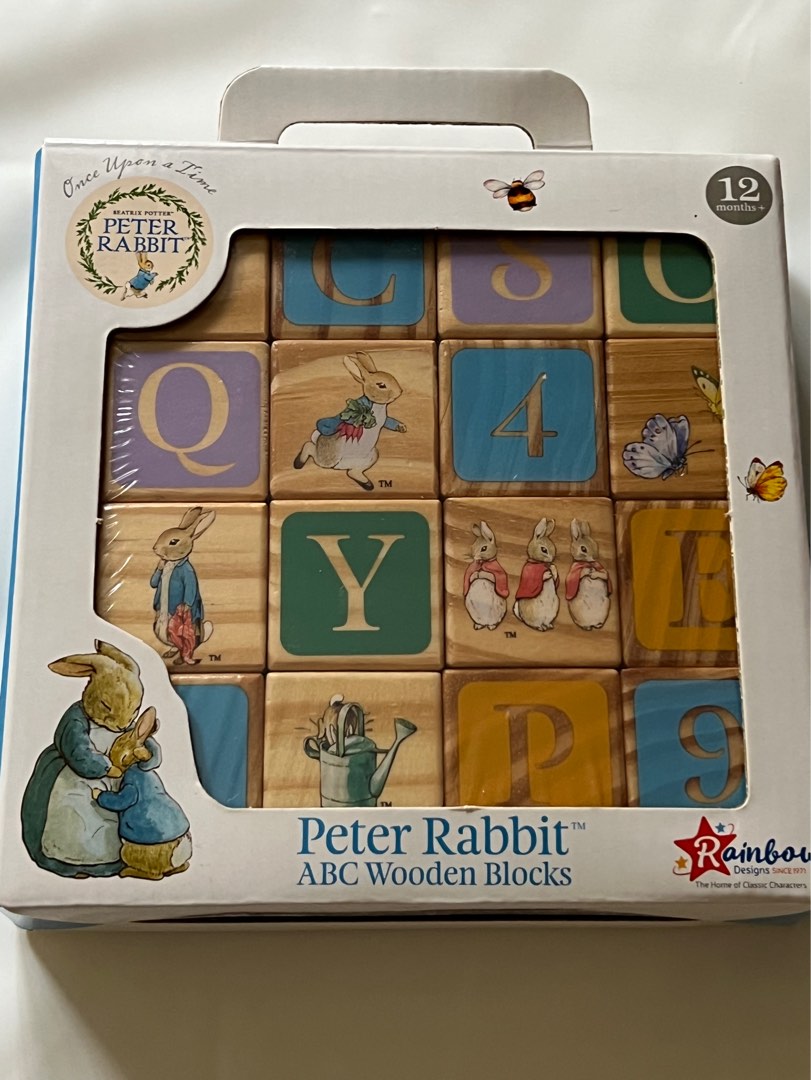 Peter rabbit abc wooden blocks cheap
