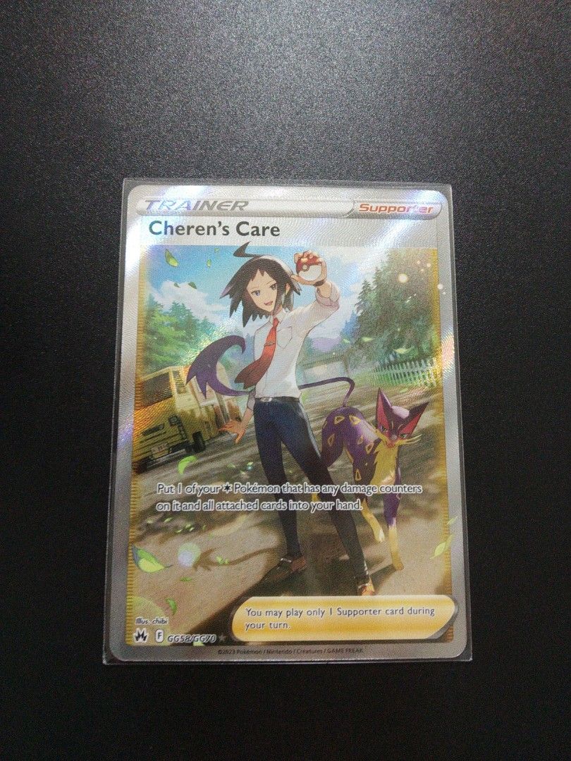 Pokemon TCG Cheren's Care Full Art Trainer Ultra Rare - Crown Zenith  Galarian Gallery, Hobbies & Toys, Toys & Games on Carousell