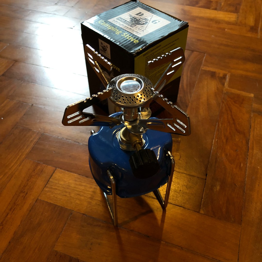 Portable Camping Bunsen Burner, Sports Equipment, Hiking & Camping on