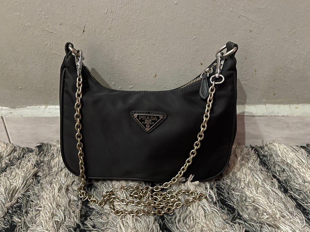 Prada nylon sling bag deals