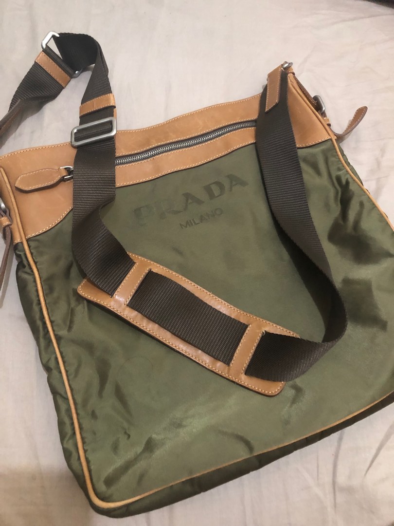 Prada Sling Bag, Luxury, Bags & Wallets on Carousell