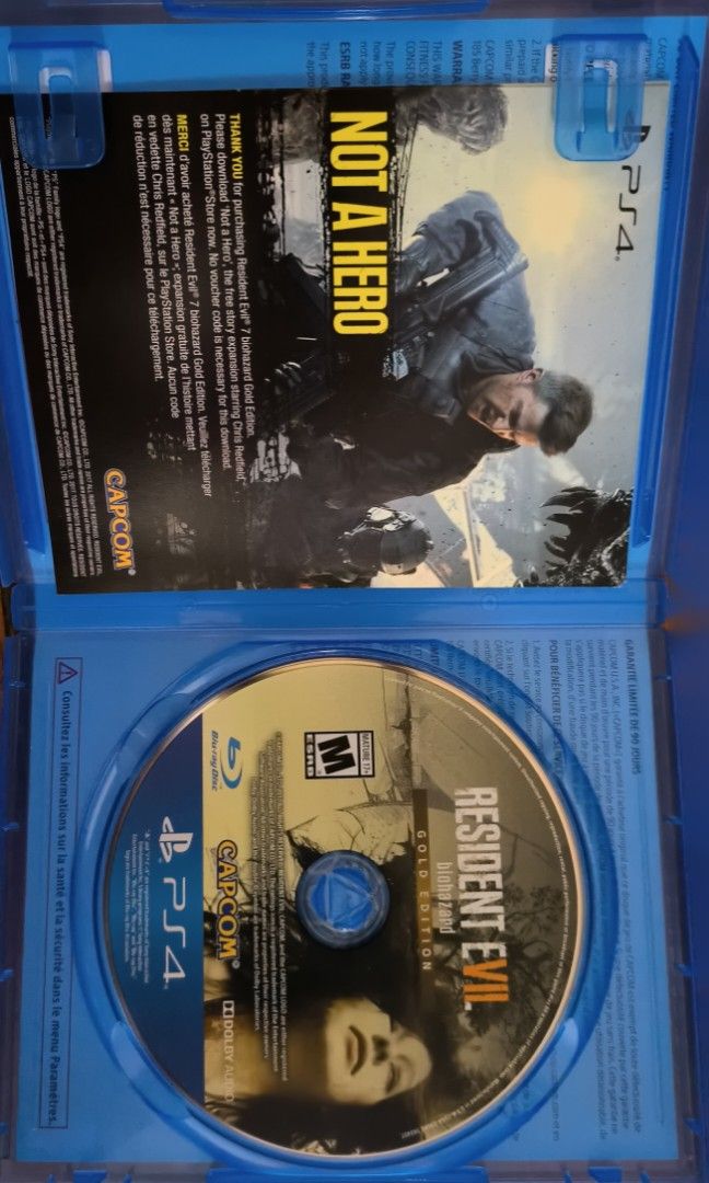 PS4 (Used) The Last of Us 1/2, Outlast Trio, RE 7 gold ed, Video 