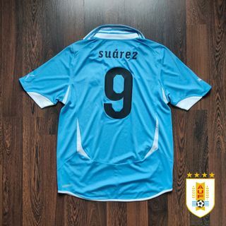 2022/23 Uruguay Home Jersey #9 Luis Suarez Large Puma World Cup NEW