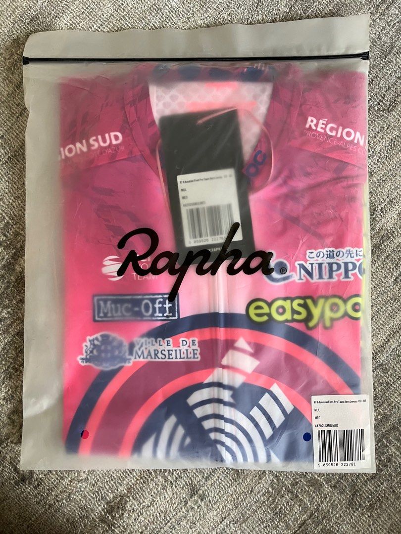 Rapha Palace EF Education Aero Jersey M, Sports Equipment, Bicycles &  Parts, Parts & Accessories on Carousell