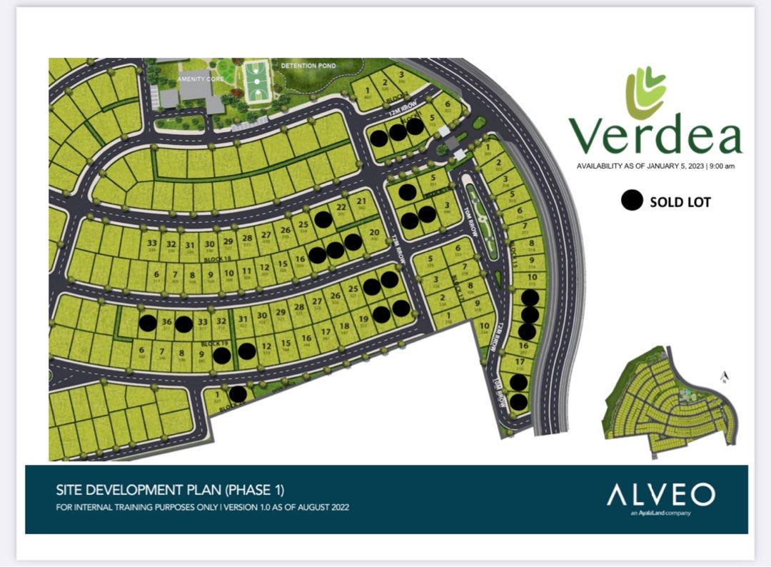 Residential Lot For Sale in Verdea Alveo Silang Cavite near South ...