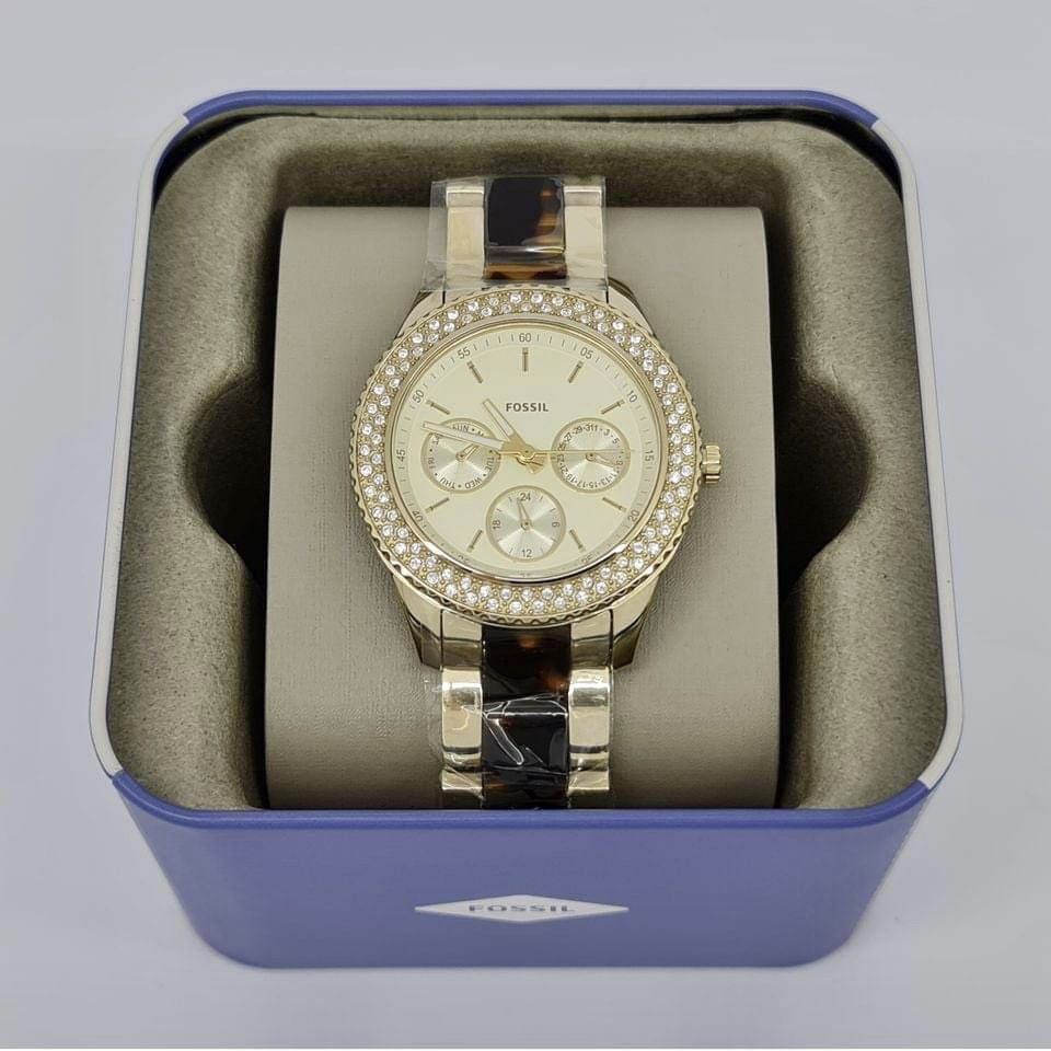 Fossil best sale leopard watch