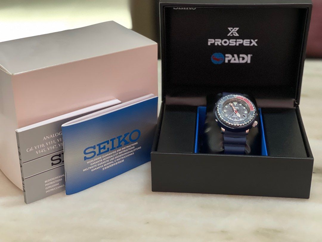 Seiko Prospex PADI Solar Tuna Pepsi Diver Men s Fashion Watches