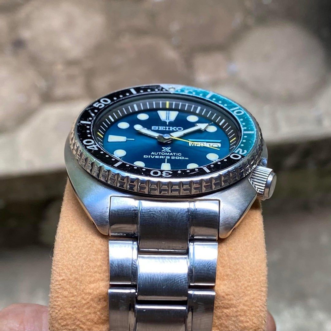 Seiko SRPB01K1 Prospex Asia Exclusive Green Turtle Limited Edition Men s Watch Men s Fashion Watches Accessories Watches on Carousell