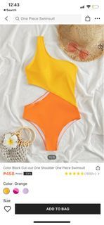 SHEIN Color block mono kini / one piece