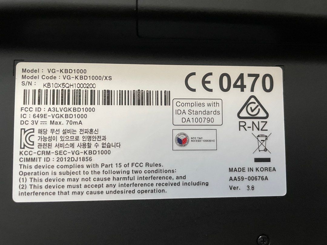 Smart Wireless Keyboard VGKBD1000, TV & Home Appliances, TV