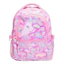Smiggle Hey There Classic Attachable Backpack (Category: Other Babies Going Out Needs) located in Malabon City. Submitted by andies.closet (Listing ID 1211366354, Image 1). Description: Bought from Singapore Three zipped compartments Main compartment with double zip Soft PVC outer Dual drink bottle sleeves Padded adjustable shoulder straps Padded carry handle 15 inch laptop compartment Internal name label W 30cm x H 42cm x D 13cm Approximately 17