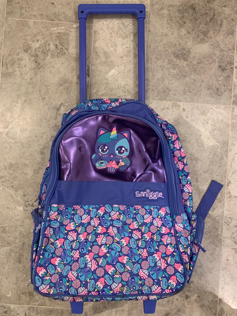 Smiggle trolley backpack, Babies & Kids, Babies & Kids Fashion on Carousell