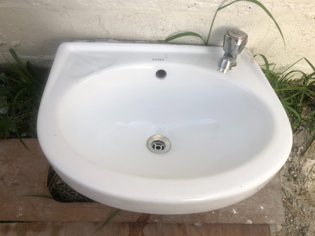 SOHO Lavatory sink, Furniture & Home Living, Bathroom & Kitchen