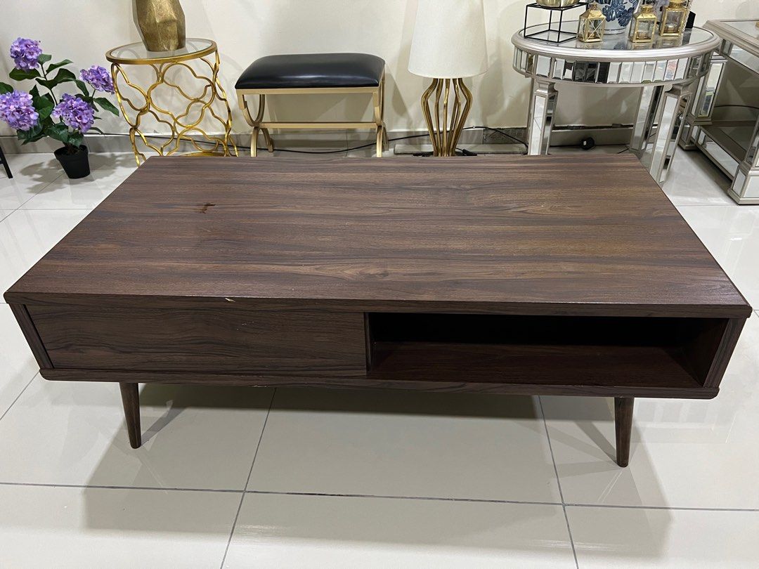 Solid Wood Coffee Table, Furniture & Home Living, Furniture, Tables