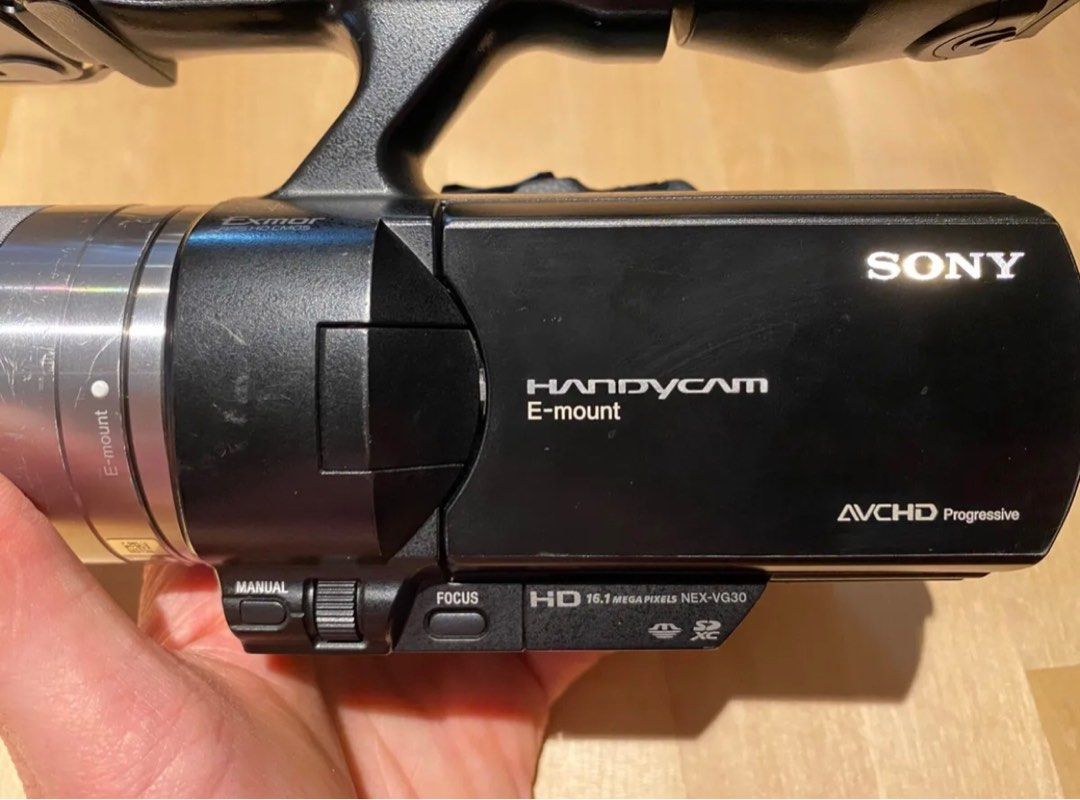 Sony NEX-VG30 16.1 Megapixel Full HD 1080p Digital Video Camera Camcorder  E-Mount Handycam w/ SELP1650