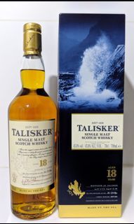 Talisker 18 whisky