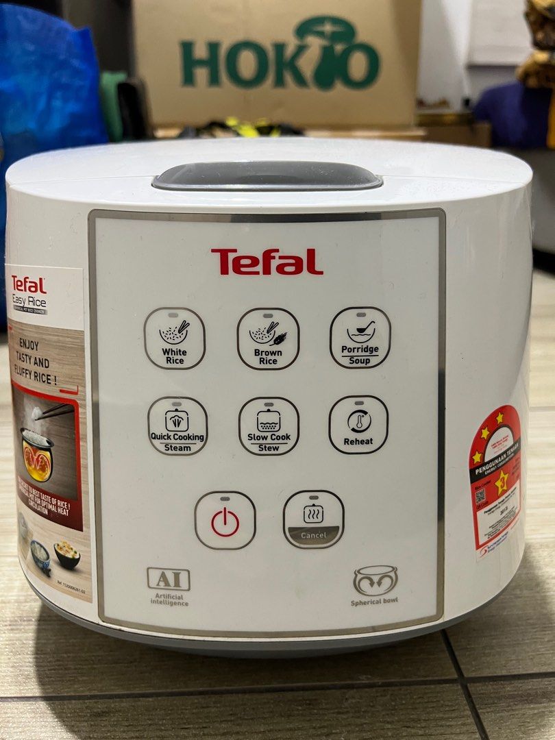 Tefal Fuzzy Logic Rice Cooker 1.8L/10 cups, TV & Home Appliances