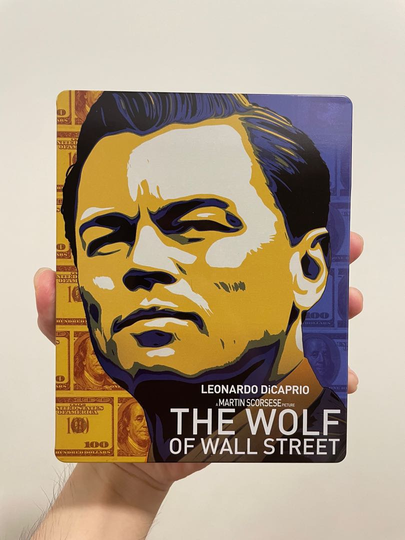 The Wolf of Wall Street 4K + Bluray Steelbook, Hobbies & Toys, Music