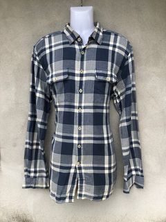 Thomas Pink Plaid Casual Shirt Red Blue White L