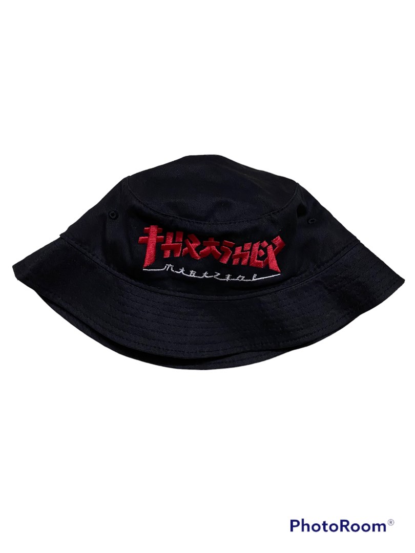 Thrasher Godzilla Bucket Hat Men s Fashion Watches Accessories